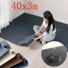 40cmX3m Kitchens Bedroom Rug Water Uptake Home Decor Self-adhesive Room Decoration Bathroom Rugs Solid Color Carpet Living Room