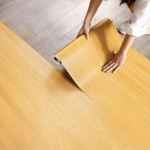 1PC 3metersx40cm Peel and Stick Floor sticker Natural Wood Grain Appearance Self Adhesive Scratch Prevention Suitable for Furnit