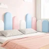 1PC 40x20cm Nordic Style Headboard Bedroom Head Board Stickers Room Anti-collision Wall Panels Home Decoration ﻿