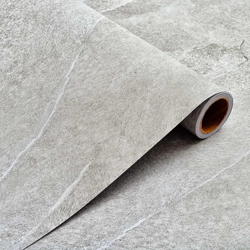 Matte Self Adhesive Waterproof Floor Stickers Retro Thicken Wall Stickers for Home Decor Industrial Cement Vinyl Tiles Stickers