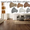 10 pcs 15x40cm wood grain PVC floor tiles, self-adhesive wear-resistant flooring, suitable for bedroom and home decoration