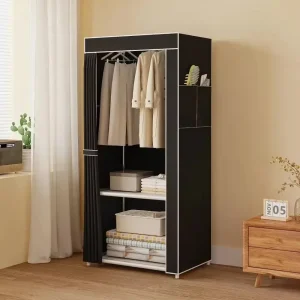 Dustproof Wardrobe Simple Floor Mounted Wardrobe Multi-Layer Household Clothes Large Moisture and Insect Proof Stable Wardrobe