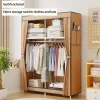 Assembled Simple Cloth Wardrobe Home Bedroom Dormitory Storage Cabinet Large capacity clothing storage
