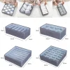Fabric Underwear Bra Storage Box Underwear Sorting Box Panty Socks Compartment Storage Box Drawer Organizer Home Storage