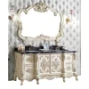 European marble oak antique bathroom cabinet floor-to-ceiling solid wood basin cabinet combination bathroom