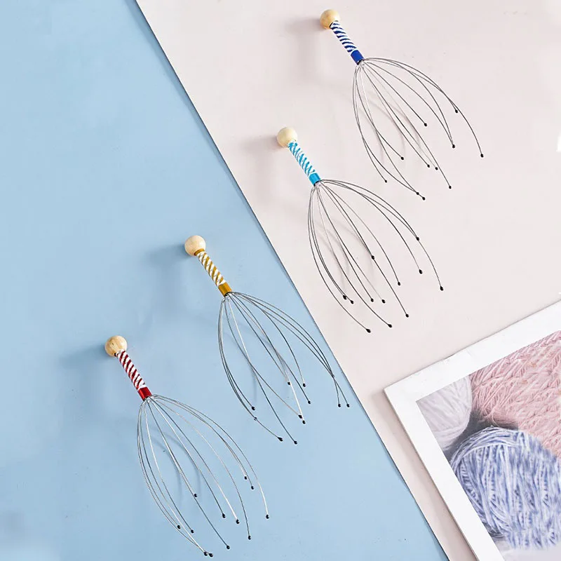 Octopus Head Massager Scalp Massagers With Claws Handheld Deep Relaxation Hair Stimulation And Stress Relief Massage TPAMQ001 - Image 5