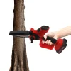 One-Hand Handheld Electric Compact Portable Chainsaw Rechargeable Battery Powered, for Tree Trimming and Branch Pruning Wood Cut