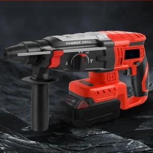 SDS-Plus Rotary Hammer Drill For Mi.lwaukee M18 Battery 2.6J Impact Brushless Hammer Drill 360° Rotating Handle Rotomartillo