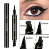 1 Pcs Black Wings Stamp Liquid Eyeliner Waterproof Smudge Proof Quick Dry Precise Tip Beginner Friendly Y2K Party & Daily Makeup