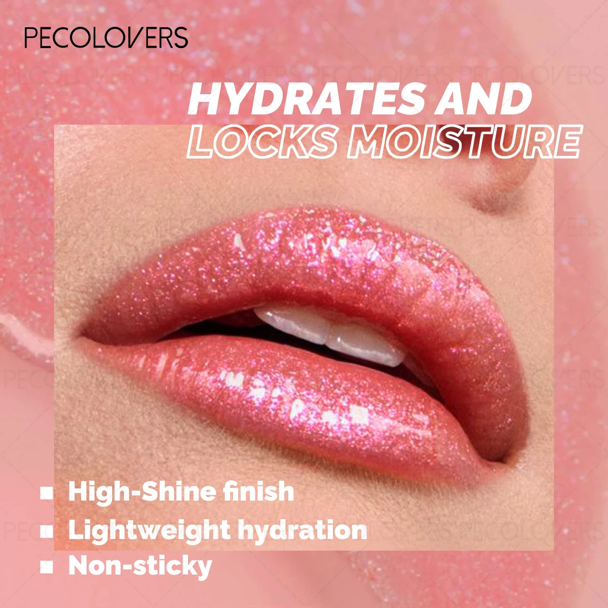 1 Pcs Vibrant Colors Lip Glaze Lip Gloss, Long-lasting Moisturizing Lip Blam, Water Gloss Shine Lip Makeup, for All Skin Types - Image 5