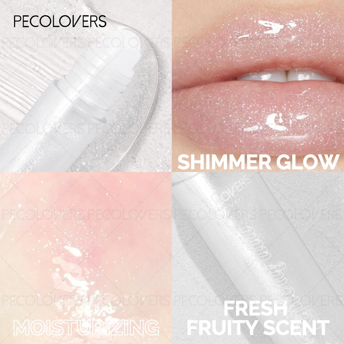 1 Pcs Vibrant Colors Lip Glaze Lip Gloss, Long-lasting Moisturizing Lip Blam, Water Gloss Shine Lip Makeup, for All Skin Types - Image 6