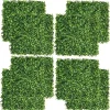 10 Pcs 25 CM Artificial Eucalyptus Hedge Wall Panel Garden Artificial Vertical Garden Fake Plant Grass Boxwood Wedding Decor