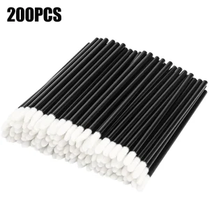 100/200pcs Lip Wands Applicators Eyelashes Brushes Lipstick Brush Mascara Applicator Gloss Wands Eyelash Extension Makeup Tool