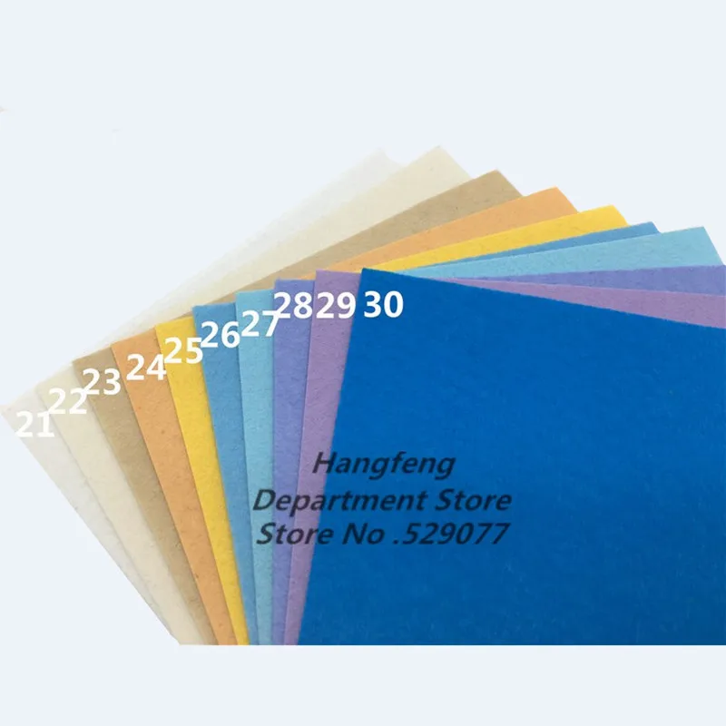 10*10/20*20/15*15*/20*30 40Sheets New Felt Cloth Non-woven Fabric Sewing Patchwork Needlework Material For DIY Dolls Crafts Toys - Image 3