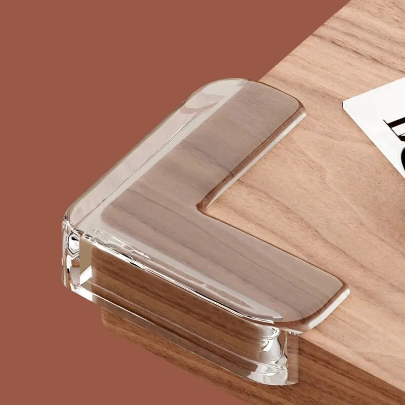 10PCS Children's Anti-crash Corner Guard Transparent Anti-crash Table & Chair Corner Baby Anti-crash Edge Protection Strip