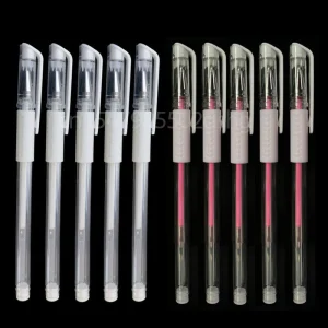 10pcs Pink White Brow Pen Skin Pen Waterproof Eyebrow Lip Tatoo Gel Marker Pen for Microblading Eyebrow Lip Scribe PMU Tool
