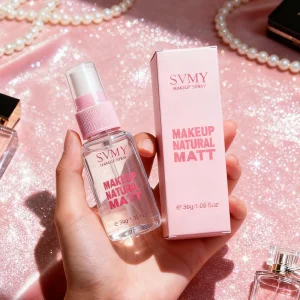 1/2pcs Star Flash Quicksand Makeup Setting Spray,Long-Lasting Makeup Fixer,Matte& Dewy Finish,Oil Control & Hydrating Waterproof