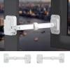 1PC Childproof Locks Anti-cracking Window Locks No-punch Window And Door Locks Childproofing Baby Protection Products