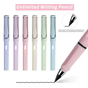 1Pc Eternal Pencil Unlimited Writing No Ink Pen Pencils For Writing Art Sketch Stationery Kawaii Pen School Supplies
