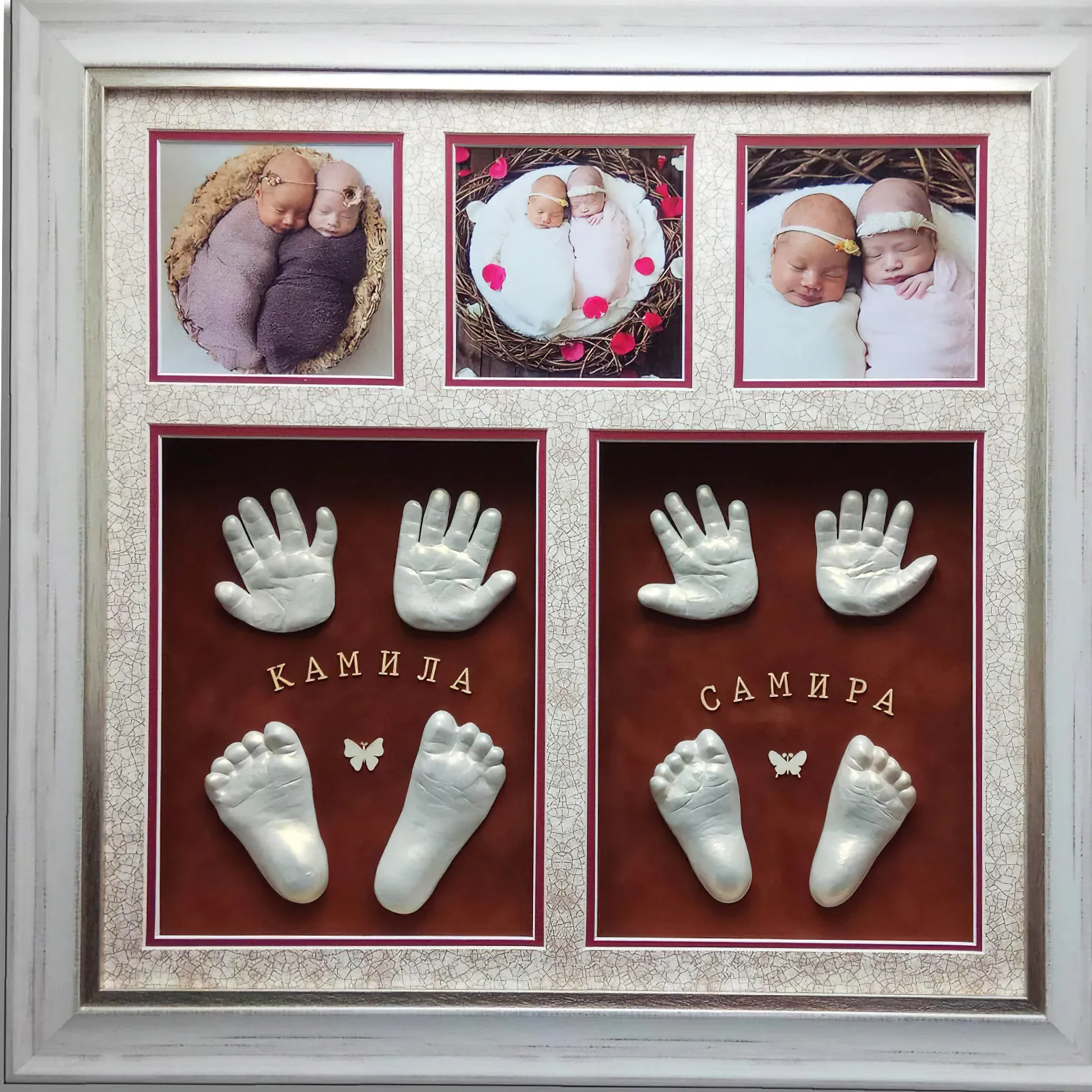 1Set Baby Hand Casting Kit Newborn Keepsake Hand Foot Molding Kit Special DIY Gift for Baby Shower Birthday Grow Memory - Image 2