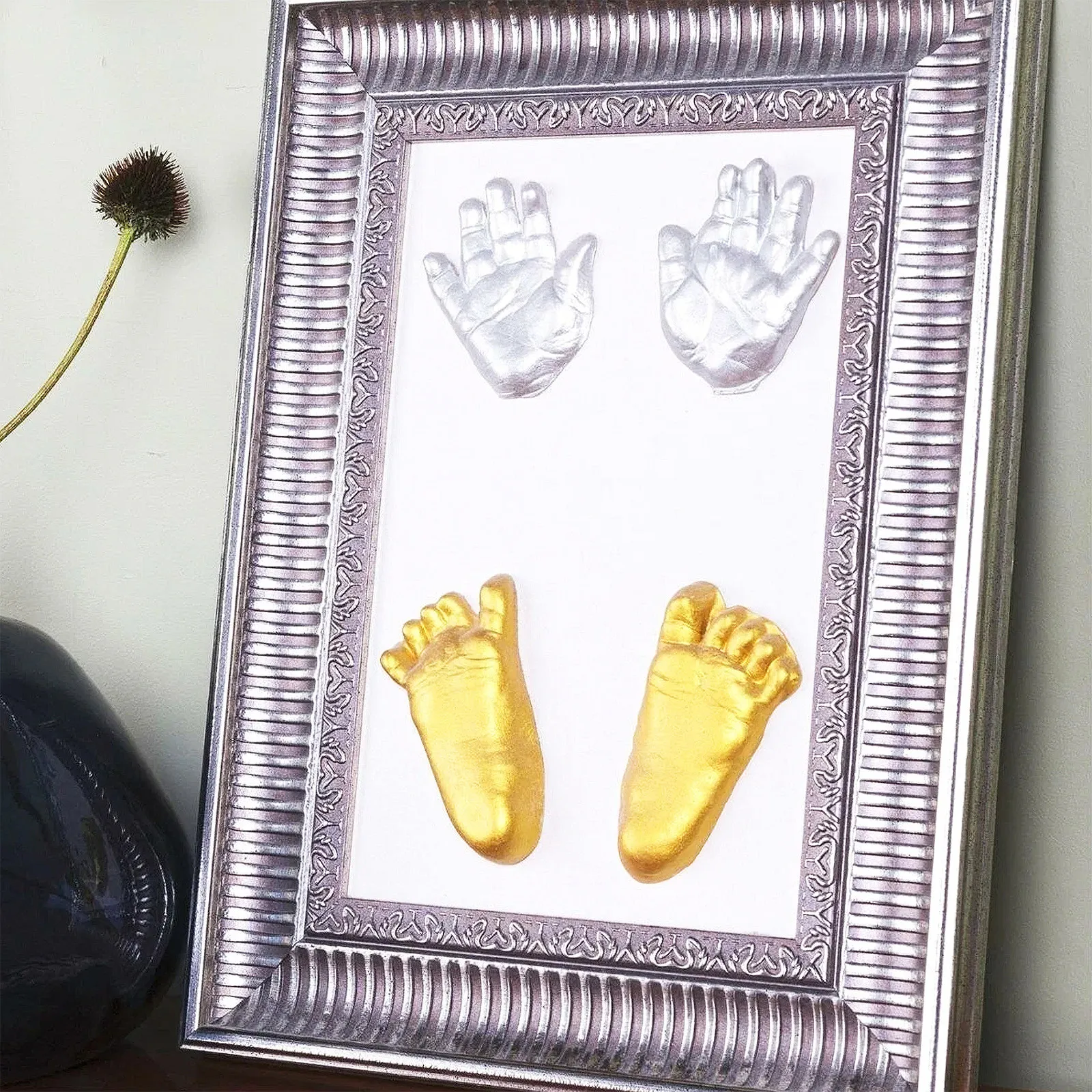 1Set Baby Hand Casting Kit Newborn Keepsake Hand Foot Molding Kit Special DIY Gift for Baby Shower Birthday Grow Memory - Image 3