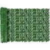 1X3m Artificial Ivy Hedge Green Leaf Fence Panels Faux Privacy Fence Screen for Home Outdoor Garden Balcony Decoration Plants