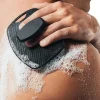 1pc Soft Silicone Exfoliating Brush Cleanser Manual Body Cleansing Body Care Scrubber Shower Gentle Massage Bath Brush For Men