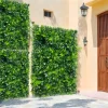1pcs Artificial Plant Wall UV-Anti Ivy Privacy Fence Wall Screen Faux Greenery Panels Backdrop Boxwood for Indoor Outdoor