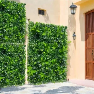 1pcs Artificial Plant Wall UV-Anti Ivy Privacy Fence Wall Screen Faux Greenery Panels Backdrop Boxwood for Indoor Outdoor