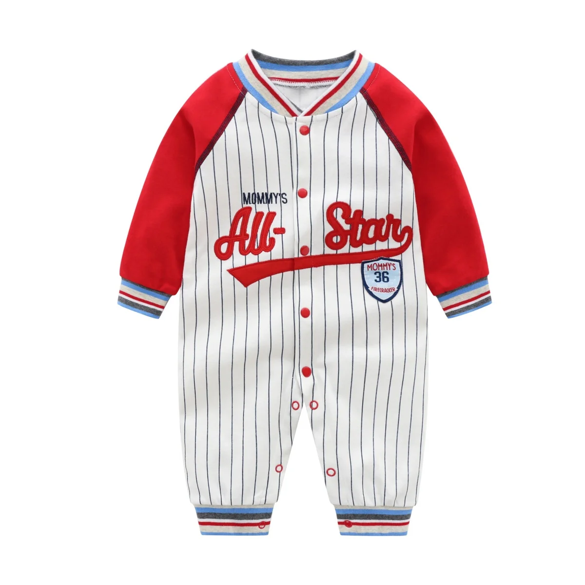 2024 Baby Autumn Clothes cotton boys rompers long sleeve Climbing Clothes print Sporty Home clothing 3-18 Month baby costume - Image 3