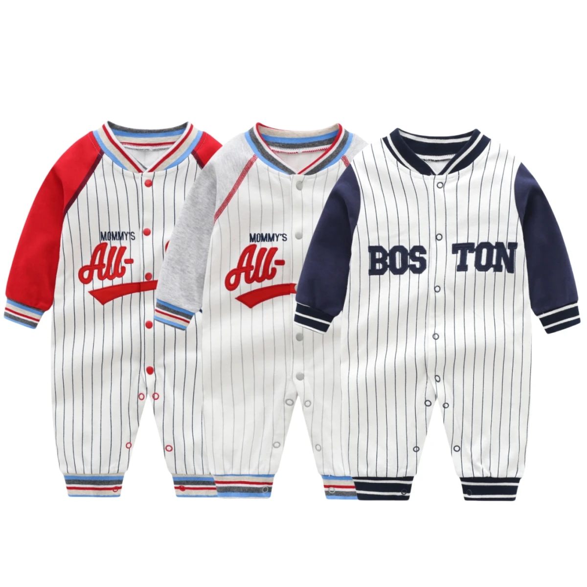 2024 Baby Autumn Clothes cotton boys rompers long sleeve Climbing Clothes print Sporty Home clothing 3-18 Month baby costume