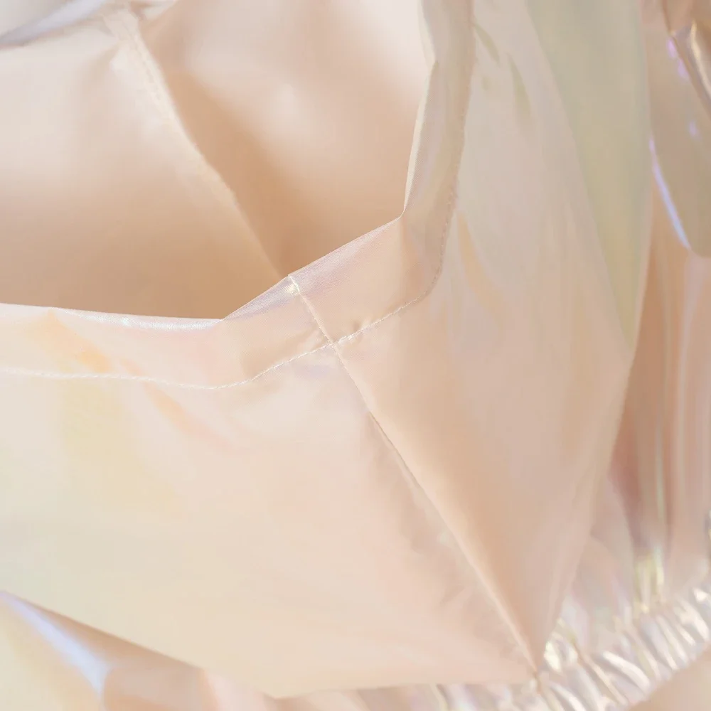 2024 Spring and Autumn Children's Zipper Hooded Jacket Boys and Girls Fashion Pearl Color Thin Jacket Comfortable Skin-friendly - Image 5