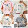 2025 Disney Retro Family Shirt For Women Summer Loose And Breathable Cotton Round-Neck T-shirt Y2K Daily Comfortable Top