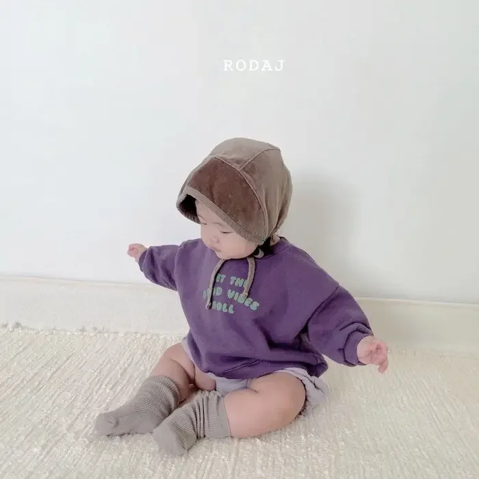 2025 Winter New Baby Long Sleeve Fleece Sweatshirt Infant Boy Girl Versatile Letter Sweatshirt Toddler Thick Warm Pullover Tops - Image 2