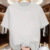 2026 Spring / Summer New Men's T-shirt High Quality Pure Color Tees Urban Casual Fashion Short Sleeve O-neck Top Streetwear