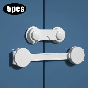 2/5PCS baby proof Cabinet Locks Multi-function Security Protection Locks Baby Safety Lock Child Protect Refrigerator Lock