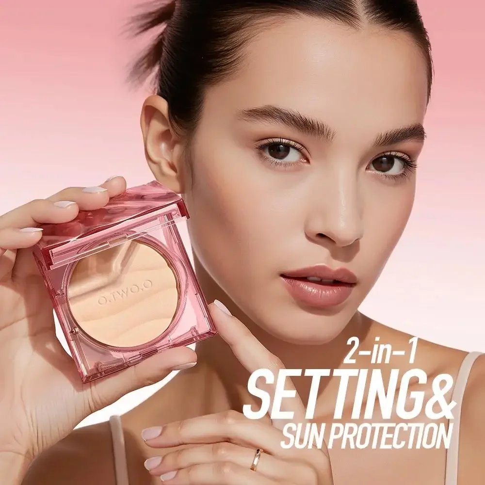 2in1 Setting Sun Protection Weightless Matte Powder Long Lasting High Concealer Power Waterproof Oil Free Compact - Image 3