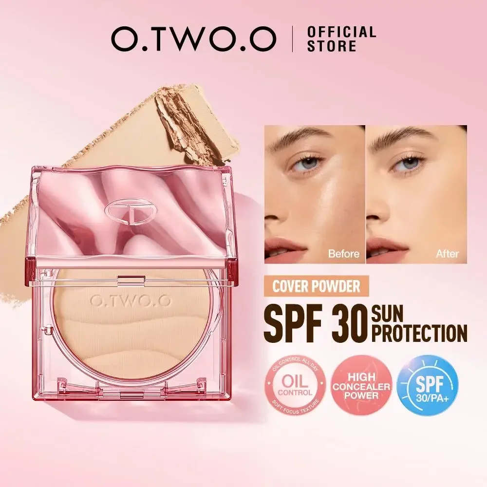 2in1 Setting Sun Protection Weightless Matte Powder Long Lasting High Concealer Power Waterproof Oil Free Compact
