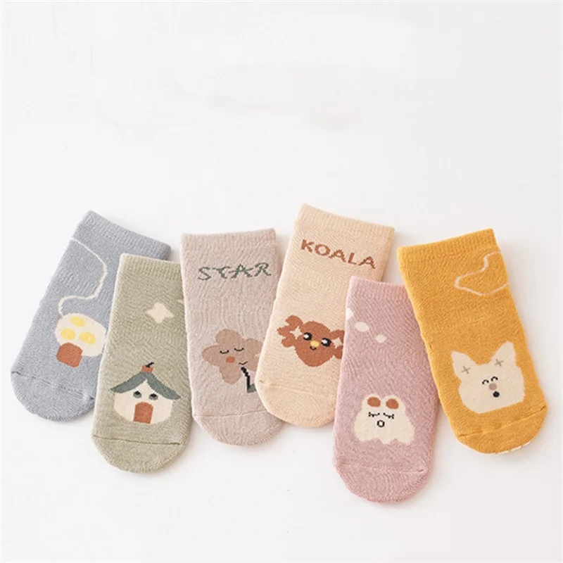 3 Pairs/lot Autumn Winter Warm Toddler Boy Girls Floor Socks Thicken Baby Non-slip Thermal Socks Children Clothing Accessories - Image 2