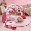 3 in 1 Baby Activity Gym Thickened Play Activity Mat with Toys Baby Activity Center for Tummy Time Sitting Crawling Sensory Toys