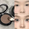 3D Nose Shadow Matte Cement Gray White Face Contouring Press Powder Natural Brightening Highlighter Face Bronzer Contour Makeup