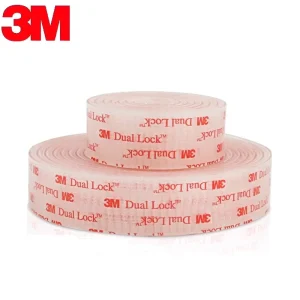 3M Dual Lock SJ3560 Clear Mushroom Fastener adhesive tape Snaps Shut,Strong and Secure,Durable for Repeated Opening and Closings