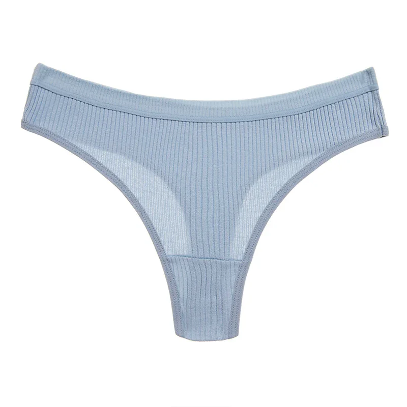 4Pcs Women's Panties G-Strings Set Fashion New Striped Soft Cotton Underwear Sexy Lingerie Sports Breathable Cozy - Image 2