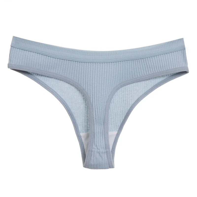 4Pcs Women's Panties G-Strings Set Fashion New Striped Soft Cotton Underwear Sexy Lingerie Sports Breathable Cozy - Image 3