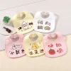 5 Pieces Waterproof Baby Bibs Infant Boys Girls Burp Cloths Adjustable Baby Bandana Drool Bib Toddler Saliva Towel Feeding Stuff