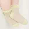 5Pairs Baby Socks Summer Thin Mesh Breathable Newborn Socks Soft Cotton Anti-slip Infant Toddler Socks for Boys Girls 0-5 Years