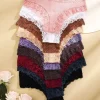 5Pcs/set Women Cotton Panties Floral Lace Intimate Underwear Trendy Patchwork Lace Briefs Female Soft Underpants Lingerie S-XL