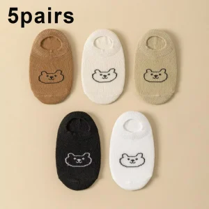 5pairs Baby Socks Low-cut Cute for Toddler Baby Boy& Girl Ankle Socks Children Solid Color