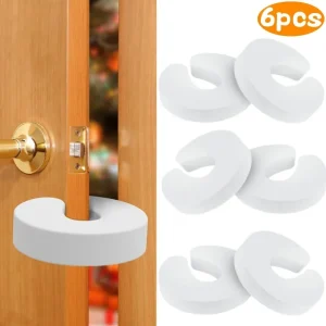 6Pcs Baby Safety Door Stopper Newborn Furniture Protector Anti-pinch Hand Child Lock Finger Pinch Guard Proof Door Slam Stopper
