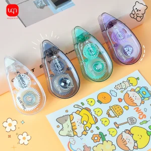 6mX 8mm 2pcs Double-sided Tape Roller Scrapbook Tape Secure Permanent Double-sided Tape Dispenser For Arts And Crafts Projects